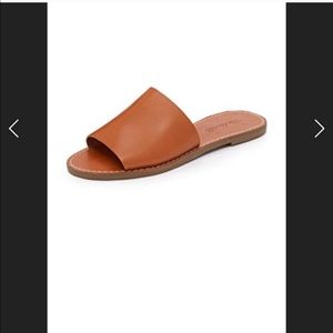 Madewell boardwalk sandal slides sz 6